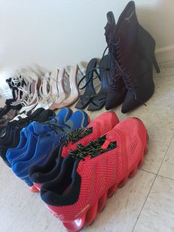 Mixed Shoe Lot – Heels, Sneakers & Boots