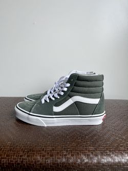 Vans Sk8 Highs White and Green