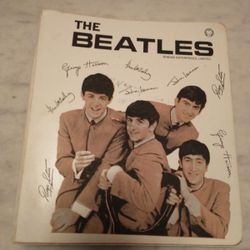 1965 Beatles 3 Ring Notebook 