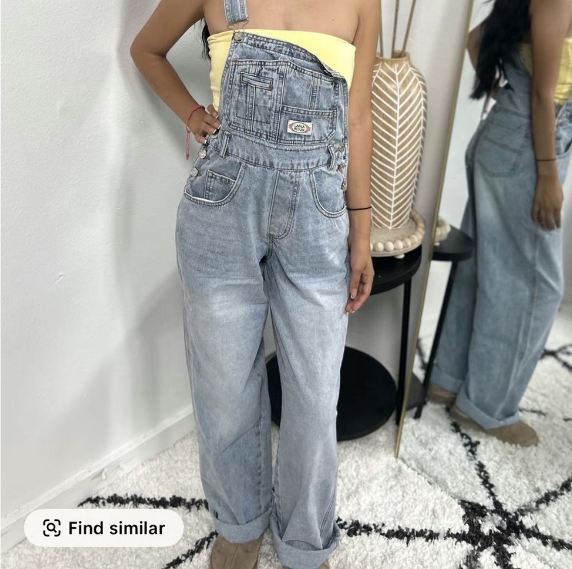 Light Blue Denim Overalls
