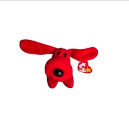 Ty Beanie Baby Rover Red Dog Retired 1996 PVC Pellets KR Vintage Plush