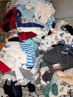 3 Bags of baby boy clothing bundles 0-3m , 3-6m , 6-9m