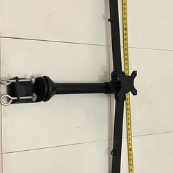 Tripple adjustable monitor desk mount