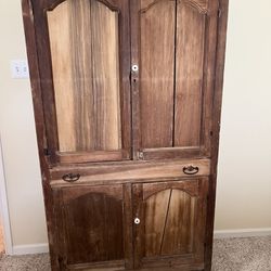 Antique Kitchen Hutch Cabinet
