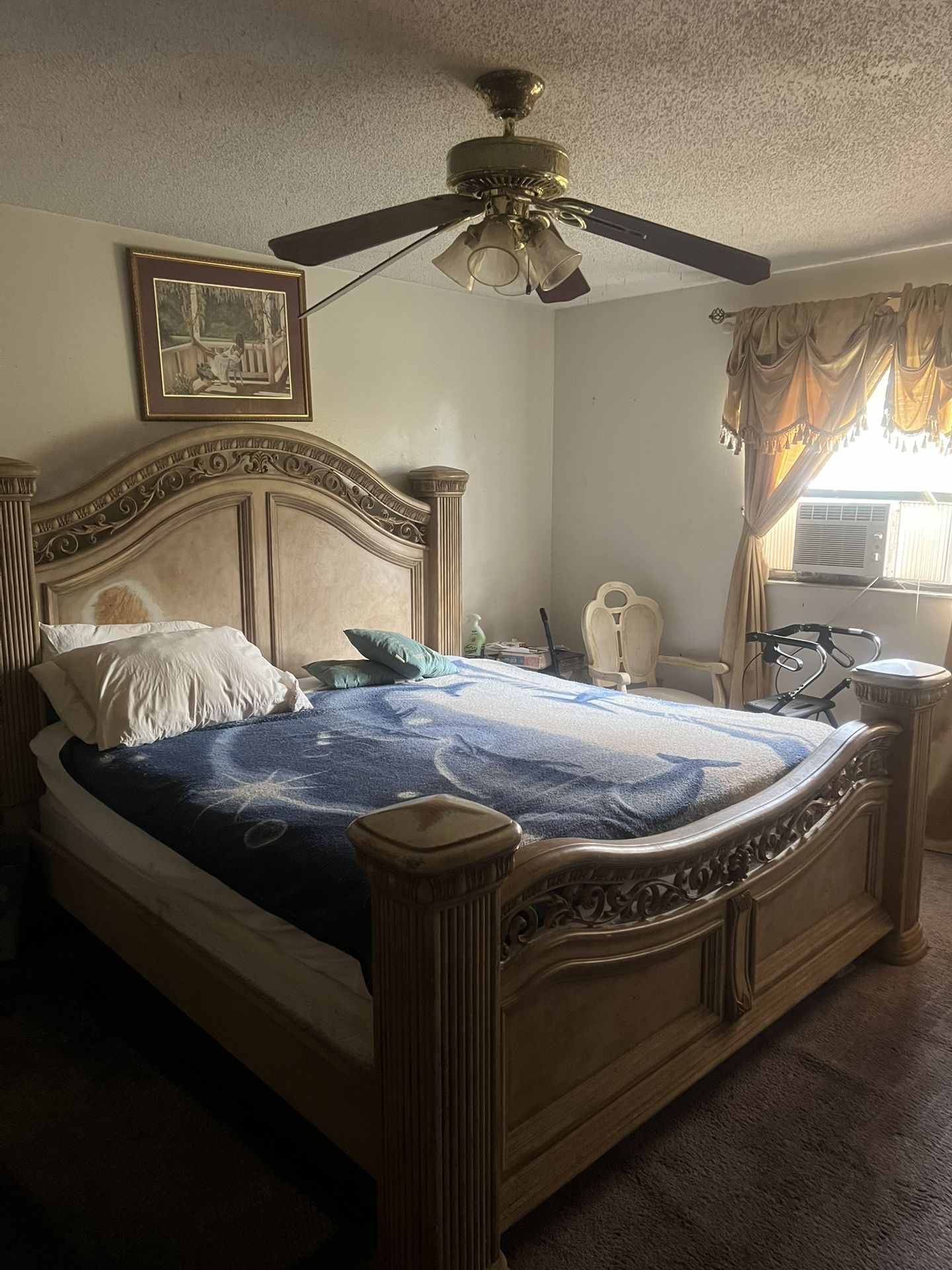 King Bed Frame And Entertainment Center