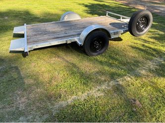 2014 6x10 Aluminum Eagle Tilt Deck Trailer