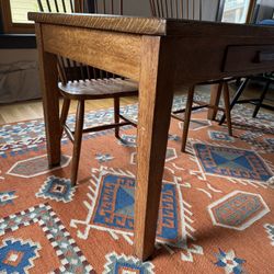 Tiger Oak Table