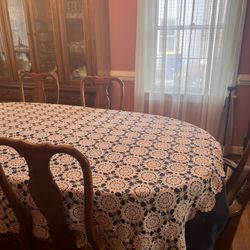Beautiful Dining Room Set With Chairs And China Cabinet 