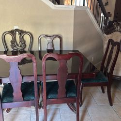 Table And 4 Chairs 