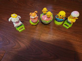 Easter Solar Bobblehead Figurines Set of 5