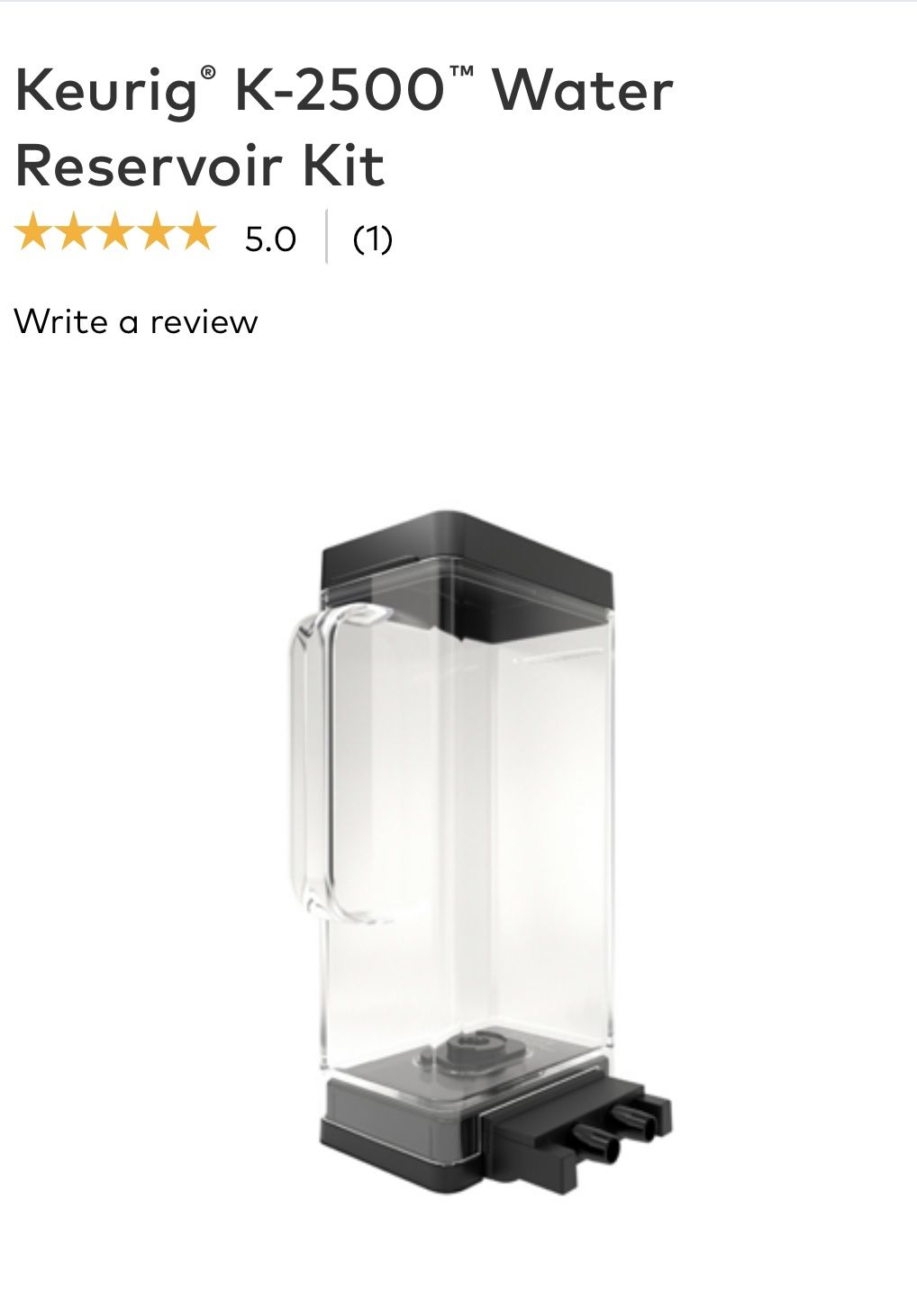 Keurig® K-2500™ Water Reservoir Kit