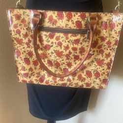 Patricia Nash Floral Leather Bag