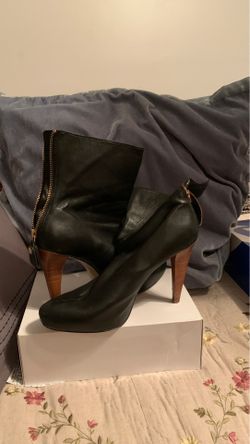 Calvin Klein leather boots size 10