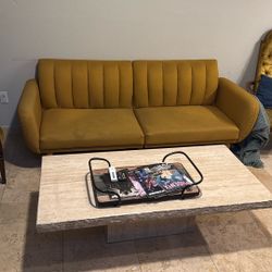 Yellow Couch/Futon