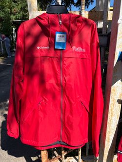 Columbia Philadelphia Phillies Red Zip Jacket