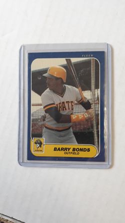 1986 Fleer Update Barry Bonds RC.