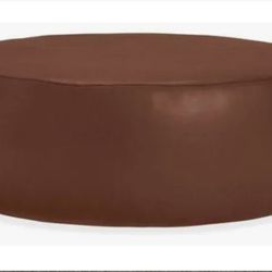 Room & Board Modern Lind Round Ottoman in Urbino



