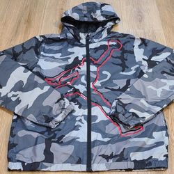 Jordan Windbreaker Hoodie Jacket Size M And L For Kids 