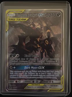 Umbreon & Darkrai GX Tag Team Pokemon Card SM241