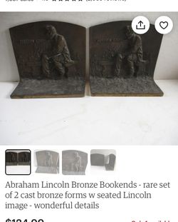 Abraham Lincoln Bookends
