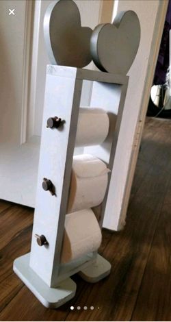 Gorgeous Vintage Toilet Paper Rack Stand