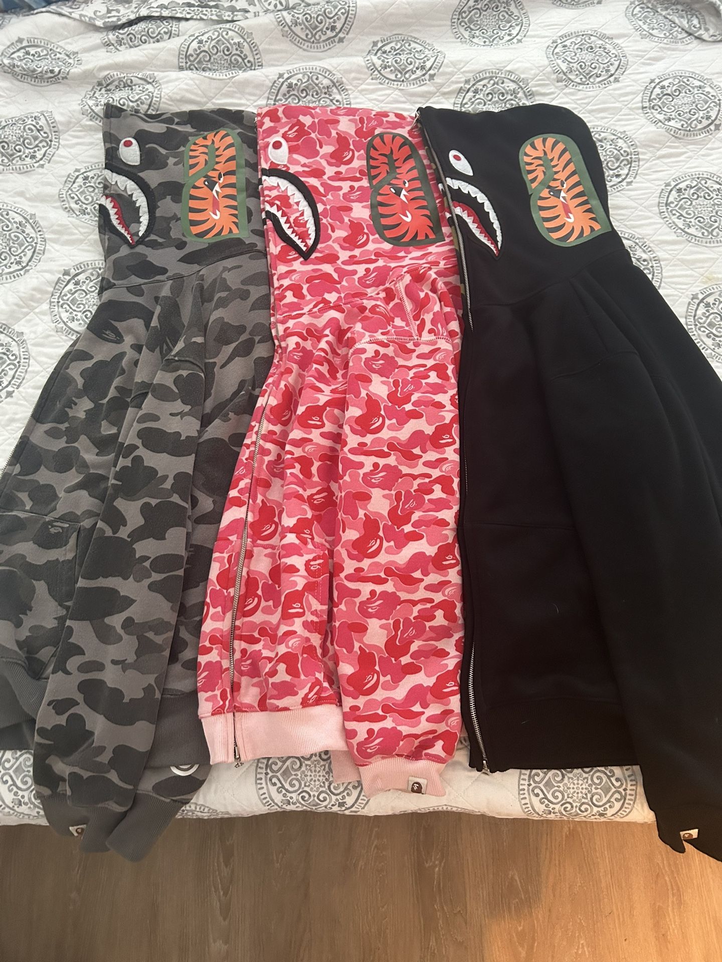 BAPE HOODIE (ONLY GREY LEFT)