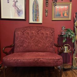 Victorian Antique Settee Loveseat