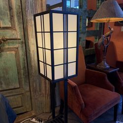 Vintage Floor Lamp, 60 Tall 13 X 13