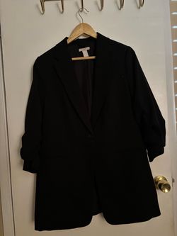 H&M Black Oversized Blazer - Size S Women’s