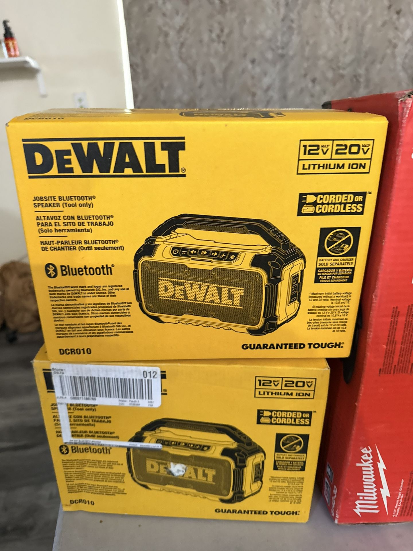 Dewalt Bluetooth Speaker  Corded Or Cordless