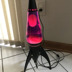 Rare and vintage spaceship lava lamp