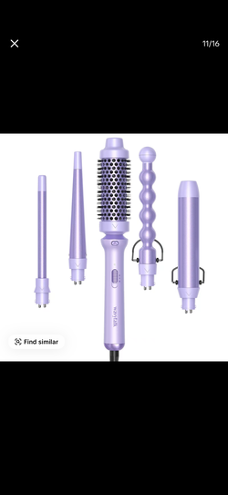 Ceramic curling wand set