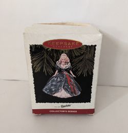 Vintage Holiday Barbie Collectors Series Ornament 