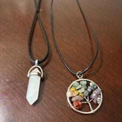 crystal necklaces