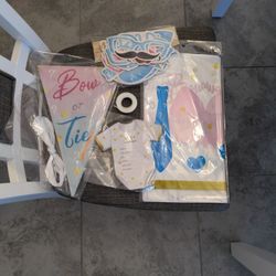 Gender Reveal Party Supplies Kit