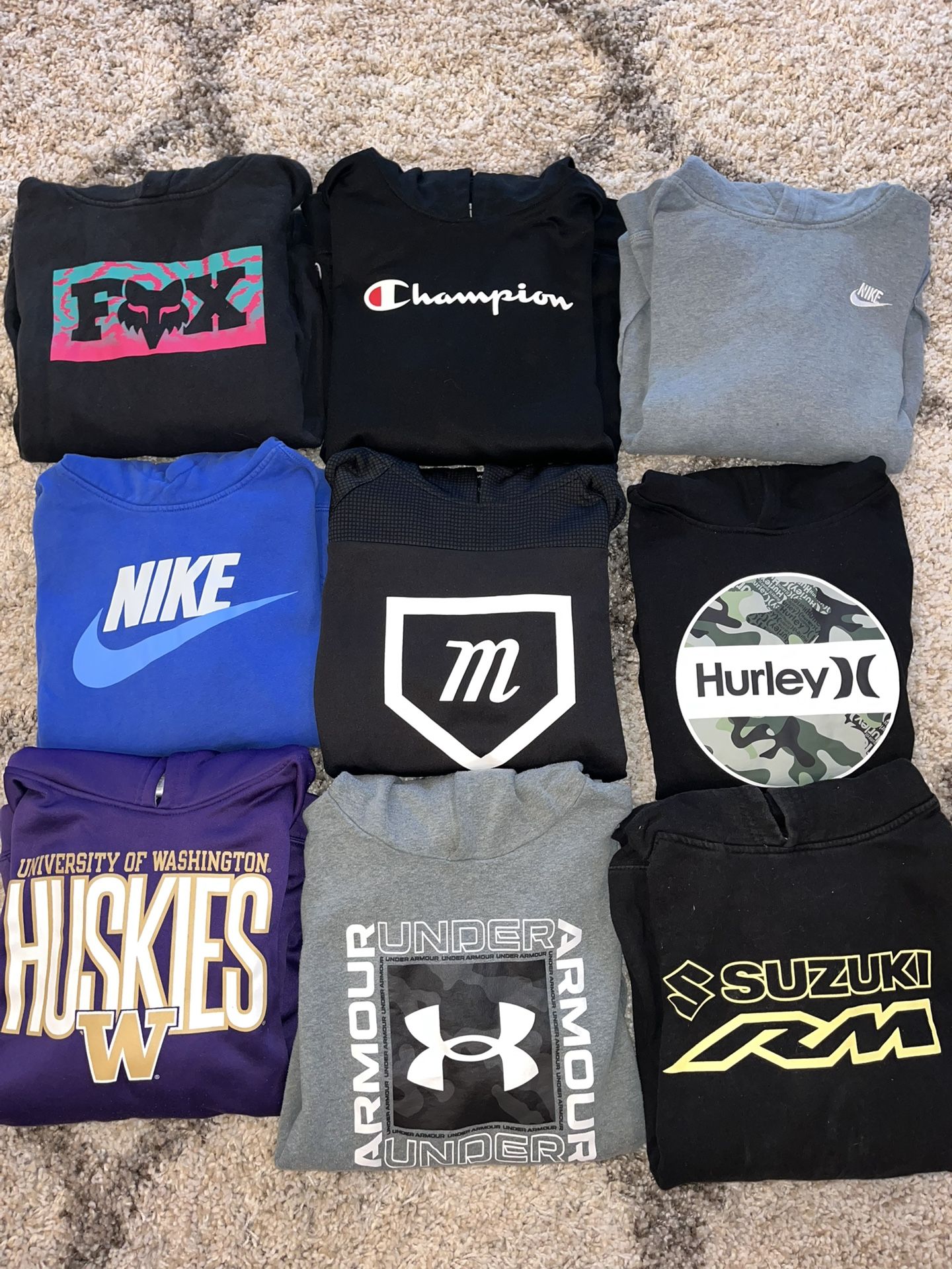 Boys XL Hooded Sweatshirt Lot