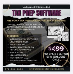 Free Tax Software & Training & mentorship