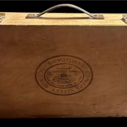 Rare Vintage Napa Valley Cassette Tape Holder Briefcase