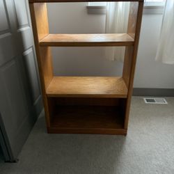 Deep Book Case For Sell, Much Use But The Wood Endures