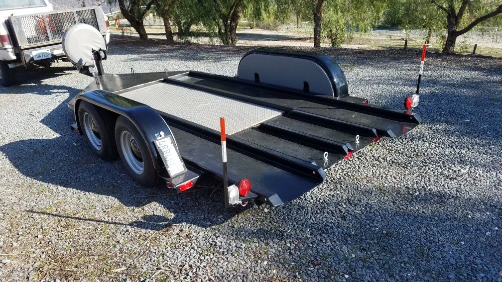 Custom 16' low profile car trailer