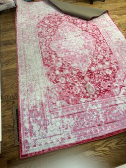 Large Pink Area Rug