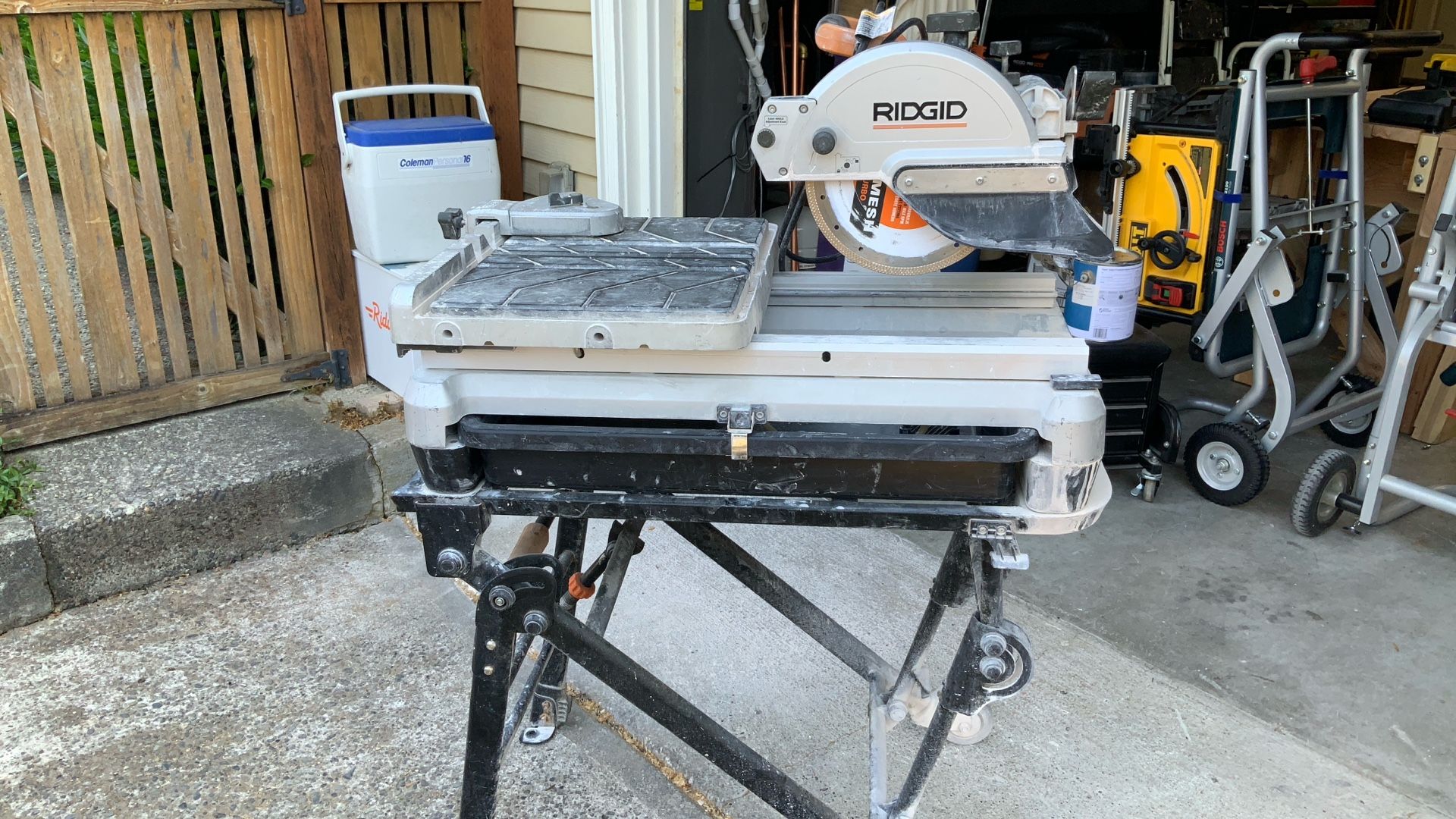 Rigid 10 Inch Wet Tile Saw