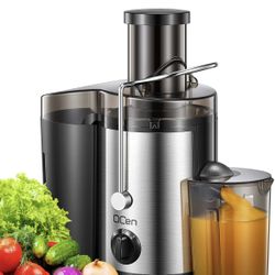 Juicer Machine, 800W Centrifugal Juicer Extractor with Wide Mouth for Fruit Vegetable, Easy to Clean, Stainless Steel, BPA-free 