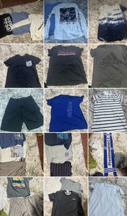 Preowned Adidas  Holister Shirts Medium Pick 5 For $25 