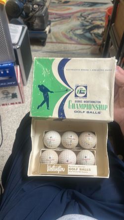 Vintage golf balls