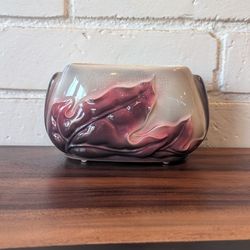 Vintage Royal Copely Planter Vase Art Deco 1940s Pottery Leaves