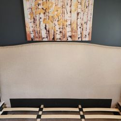 King Bed Frame W/Matress