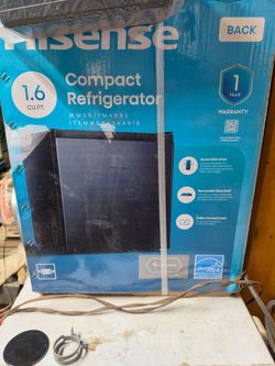 Hisense compact mini firdge 1.6 cu ft