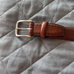Cole Haan Brown Leather Belt Sz 36