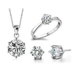 925 sterling silver jewelry sets 18'